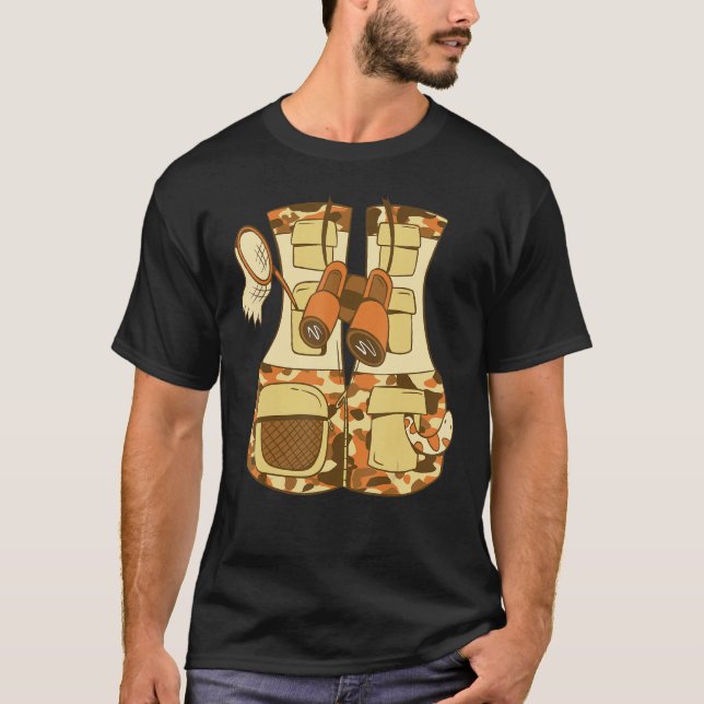 Camiseta Vestido Aventura Safari Con Binoculares De Expedic (Anverso)