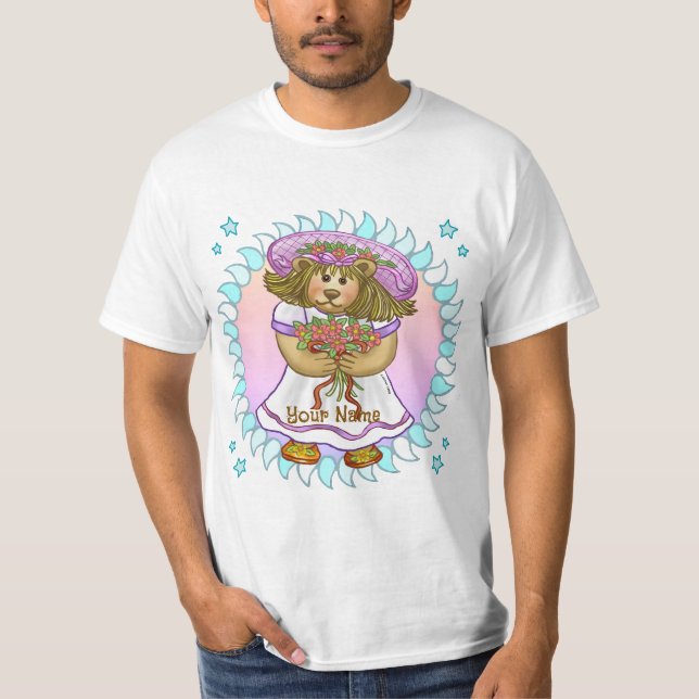 Camiseta Vestido Blanco de Betsy Bear (Anverso)