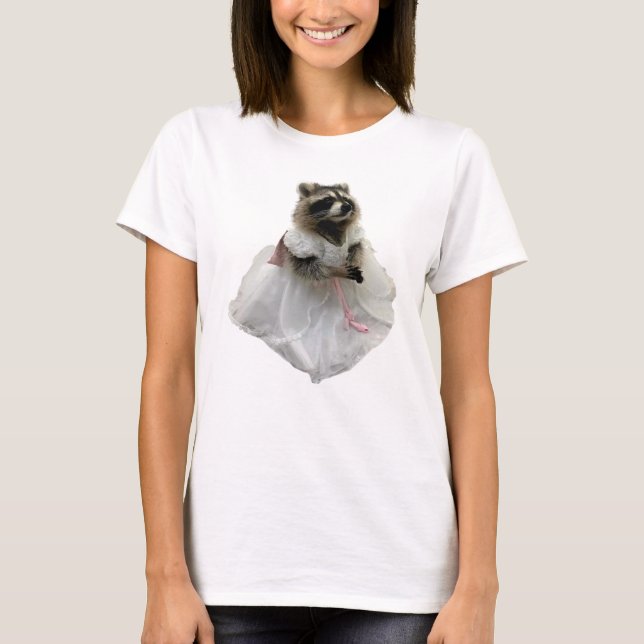 CAMISETA VESTIDO BODA RACCOON (Anverso)