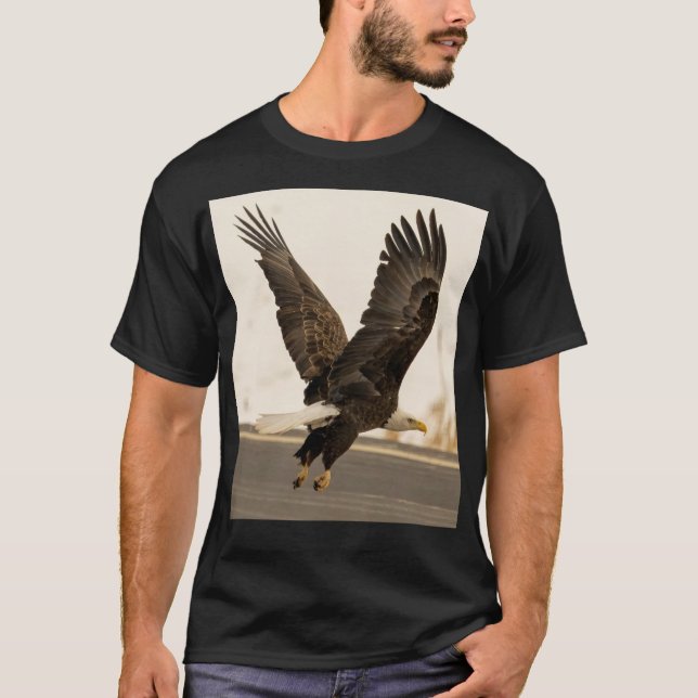 Camiseta Vestido bordado de águila: (Anverso)
