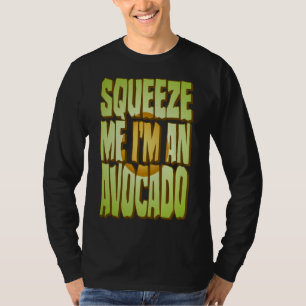Camiseta Vestido de aguacate Gracioso trozo de fruta fresca