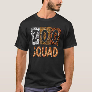 Camiseta Vestido de animales salvajes de la brigada Safari