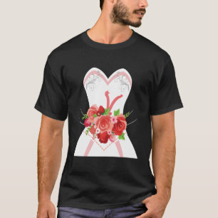 Camiseta Vestido De Boda Sencillo Para Fiestas De Despedida