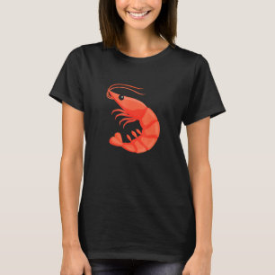 Camiseta Vestido de camarón de cordero de langosta con capa