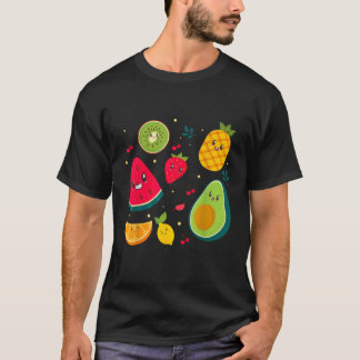 Camiseta Vestido de frutas Té dulce Ensalada de frutas Homb