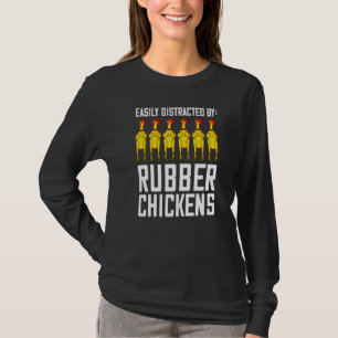 Camiseta Vestido de grito de pollo de caucho 1