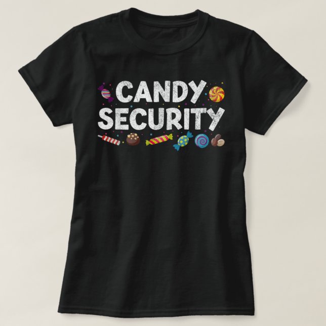 Camiseta Vestido De Halloween De Candy Para Hombres Mujeres (Diseño del anverso)