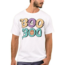 Vestido de la tripulación de boo de Halloween