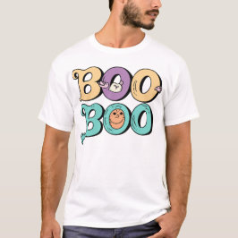 Camiseta Vestido de la tripulación de boo de Halloween
