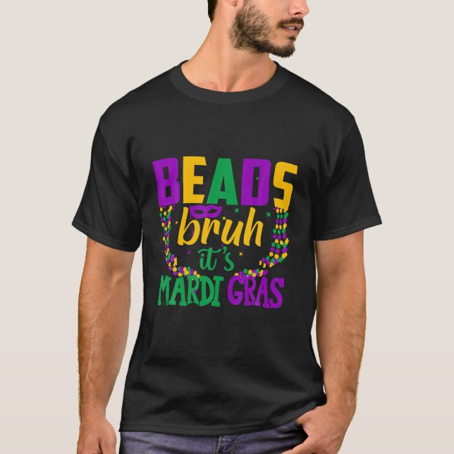 Camiseta Vestido De Mardi Gras Que Dejen Que Los Shenanigan (Anverso)