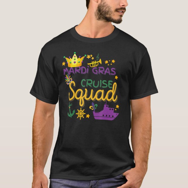 Camiseta Vestido De Mardi Gras Que Dejen Que Los Shenanigan (Anverso)