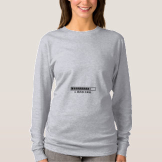 Camiseta Vestido de maternidad rosado y divertido