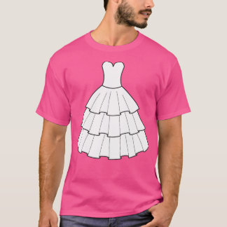 Camiseta Vestido de Novia Despedida de Soltera