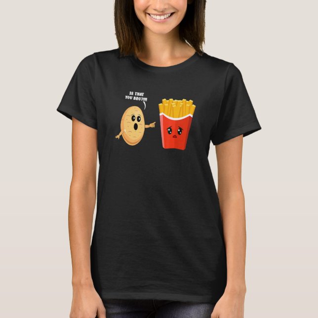 Camiseta Vestido De Papa Es Que Te Hermes Fries Francesas 2 (Anverso)