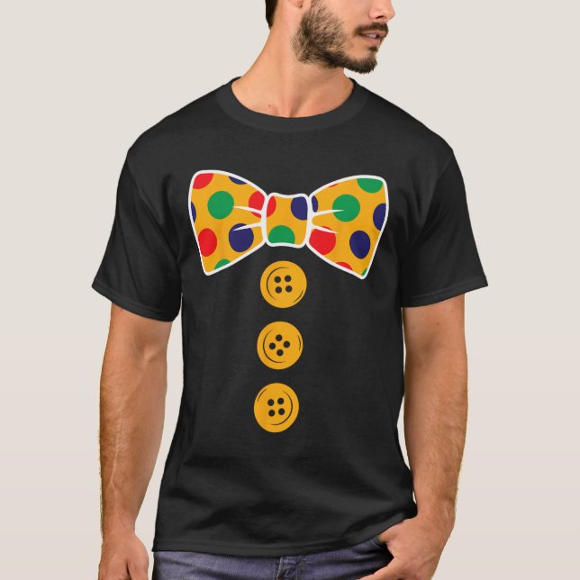 Camiseta Vestido De Payaso Halloween Funny Circus Clown Reg (Anverso)