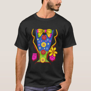 Camiseta Vestido de payaso para niños hombres mujeres traje