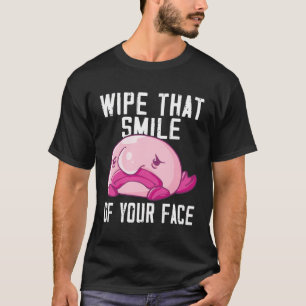Camiseta Vestido de pez lobo - Cara de pez blob feo - Blo g