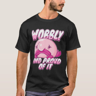 Camiseta Vestido de pez lobo - Cara de pez blob feo - Blo g