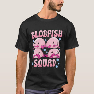 Camiseta Vestido de pez lobo - Cara de pez blob feo - Blo g