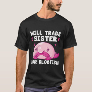 Camiseta Vestido de pez lobo - Cara de pez blob feo - Blo g