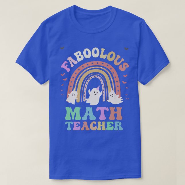Camiseta Vestido de profesor de MATEMÁTICA FaBOOlous Este e (Diseño del anverso)