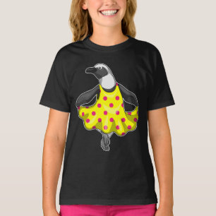 Camiseta Vestido de puntos de polka pingüino