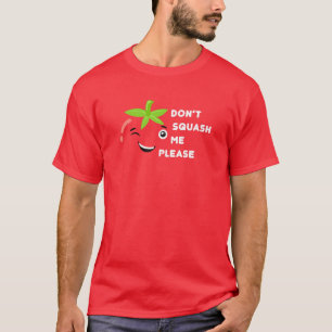 Camiseta Vestido de tomate no me aplaste tomate