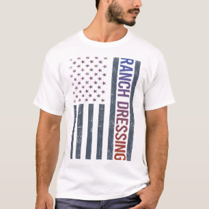 Camiseta Vestido del Rancho de Bandera Americana