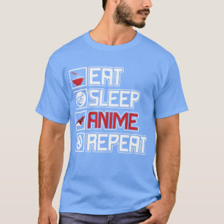 Camiseta Vestido divertido de anime cómic japonés dibujos a