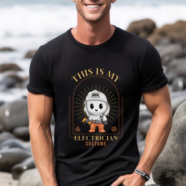 Camiseta Vestido eléctrico fantasma de Halloween (Subido por el creador)