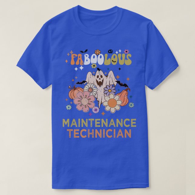 Camiseta Vestido FABOLOSAS De Técnico De Mantenimiento Esto (Diseño del anverso)