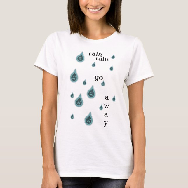 Camiseta Vestido Lluvia Lluvia Vete (Anverso)