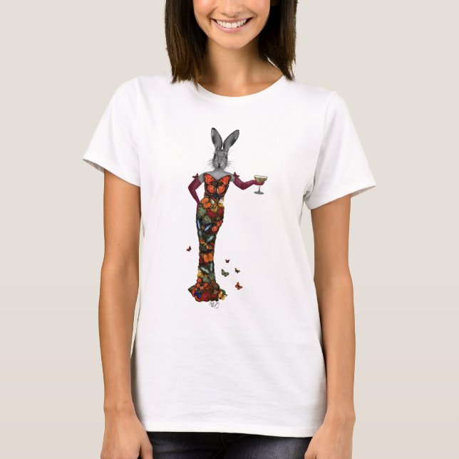Camiseta Vestido mariposa conejo 2 (Anverso)