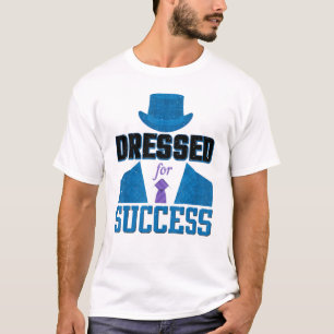 Camiseta Vestido Para El Éxito Traje Sarcástico Y Amarre A 