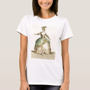 Camiseta Vestido para Venus en varias óperas, grabado por t
