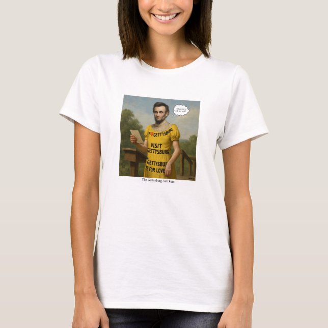 Camiseta Vestido publicitario de Gettysburg (Anverso)