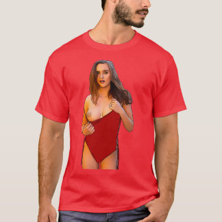 Camiseta Vestido rojo Stacy Cruz