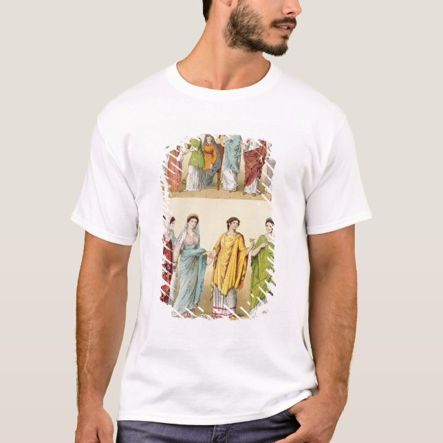 Camiseta Vestido romano femenino (Anverso)