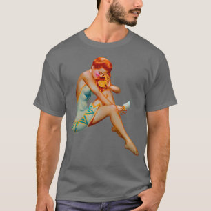 Camiseta Vestido verde Pin Up