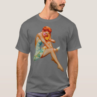 Camiseta Vestido verde Pin Up