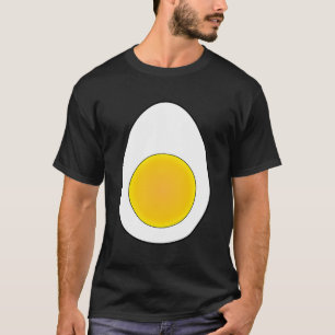 Camiseta Vestimenta con traje de cabeza de huevo esculpido 