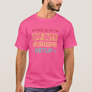 Camiseta Vestimenta de Ama de Llaves Fuera de Servicio Dive