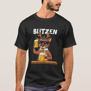 Camiseta Vestimenta de grupo de navidades Reindeer Blitzen