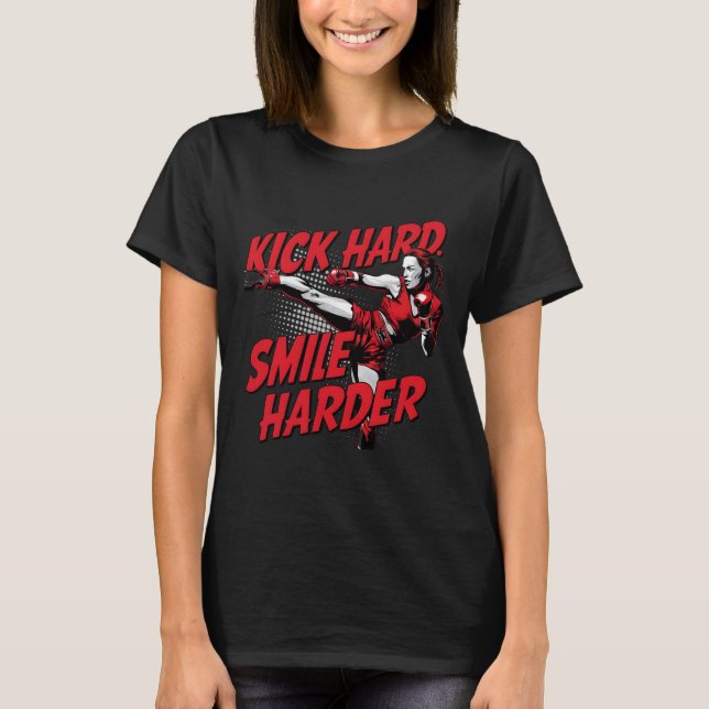 Camiseta Vestimenta de Kickboxing Muay Thai Savate Sanda Ar (Anverso)