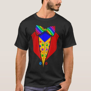 Camiseta Vestimenta de payasos Halloween Suspender el circo