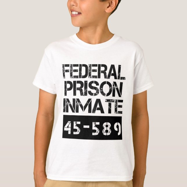 Camiseta Vestimenta de prisionero en prisión federal de Hal (Anverso)