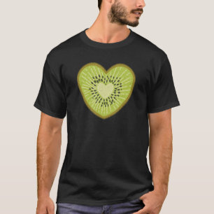 Camiseta Vestimenta Kiwi en la playa de frutas de Kiwi