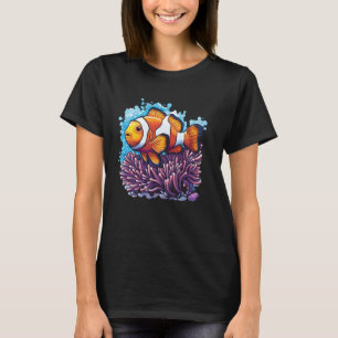Camiseta Vestimenta oceánica para amantes de las anémonas m
