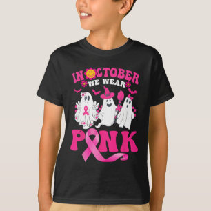Camiseta Vestir Cáncer de Mama Rosa Guerrero Halloween Fant