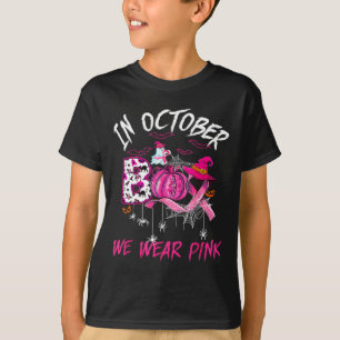 Camiseta Vestir Cáncer de Mama Rosa Guerrero Halloween Fant